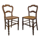 Pair of bedroom chairs from the late 19th century.
