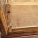 Art Deco oak museum display case