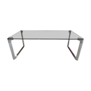 Table de salon en verre
