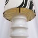Lampadaire vintage Dumler & Breiden : Abat-jour zébré Pop Art allemand