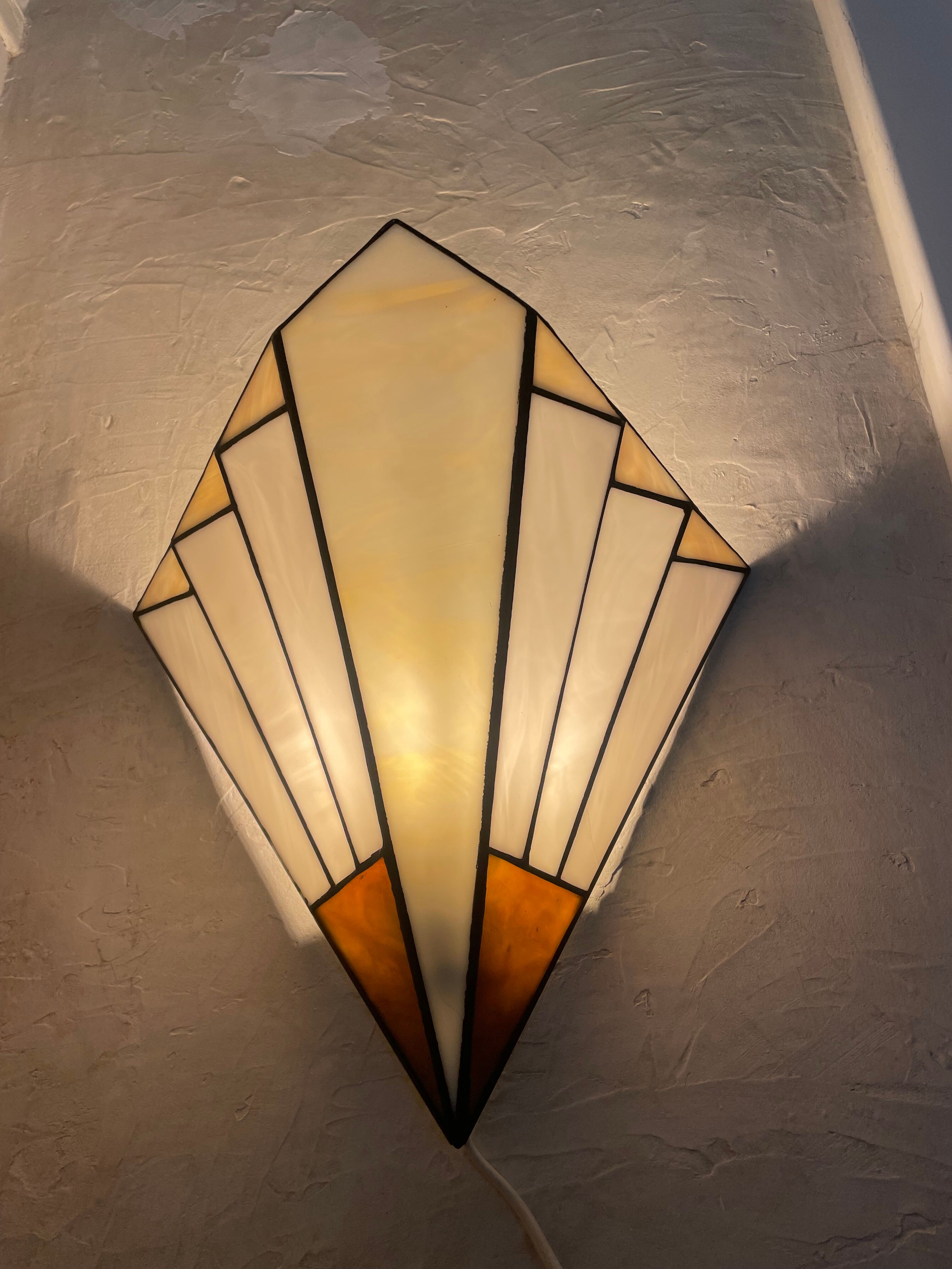 Vintage Tiffany style wall lamp