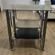 Vintage chrome shelf / audio unit / TV unit