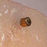 J.T. Kalmar Midcentury Ice Glass Wall Sconces Austria 1960