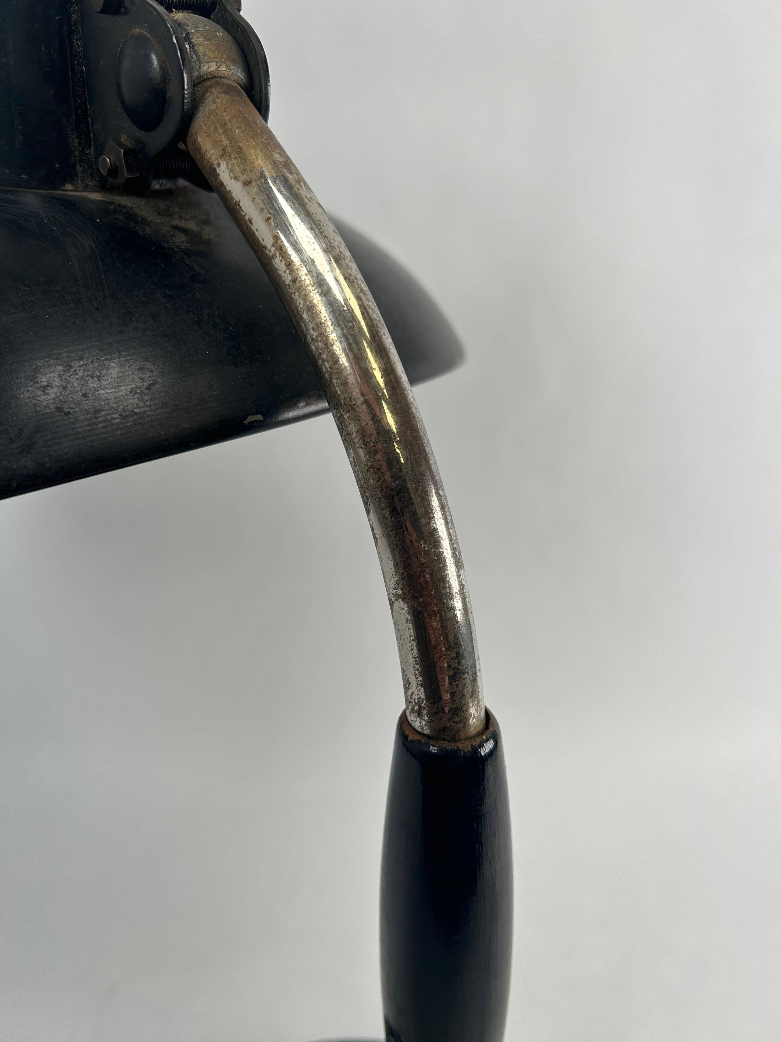 Mid-century design desk lamp by Christian Dell for Escolux Germany.