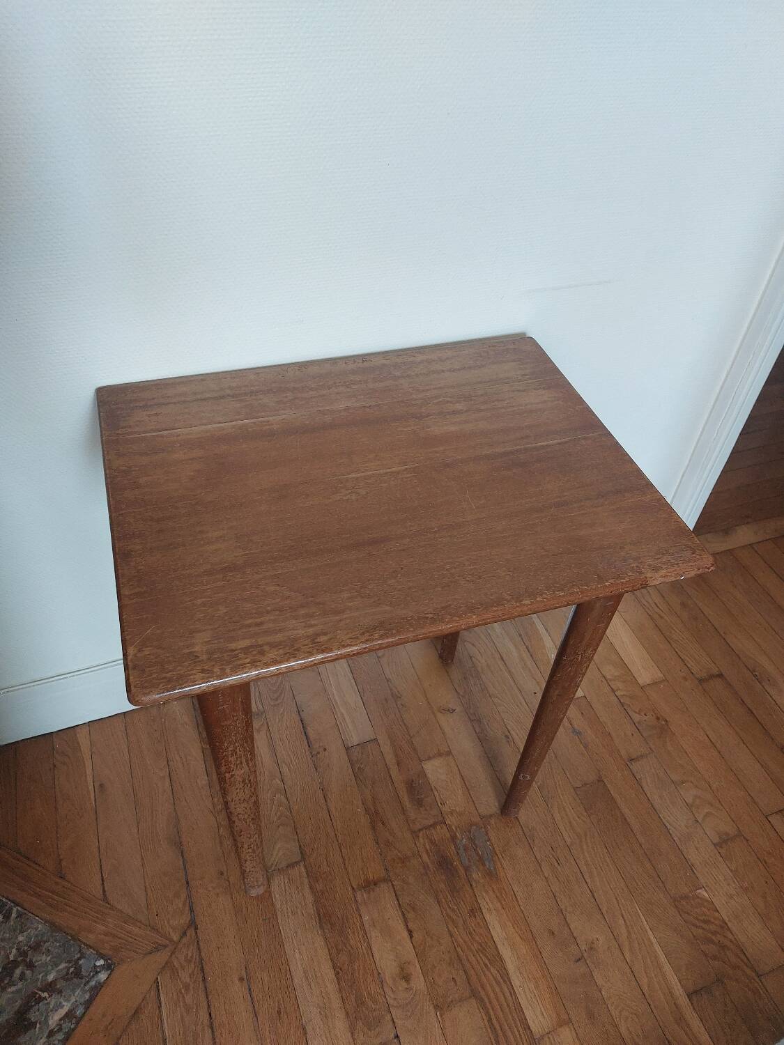 Small vintage wooden table