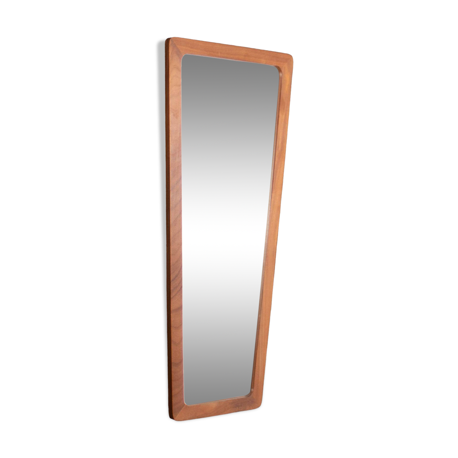 60s Retro Teak 1960s Mid Century Mirror