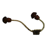 Old wood and iron hook