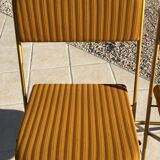 Lafuma foldable camping chair duo from the 50s/60s