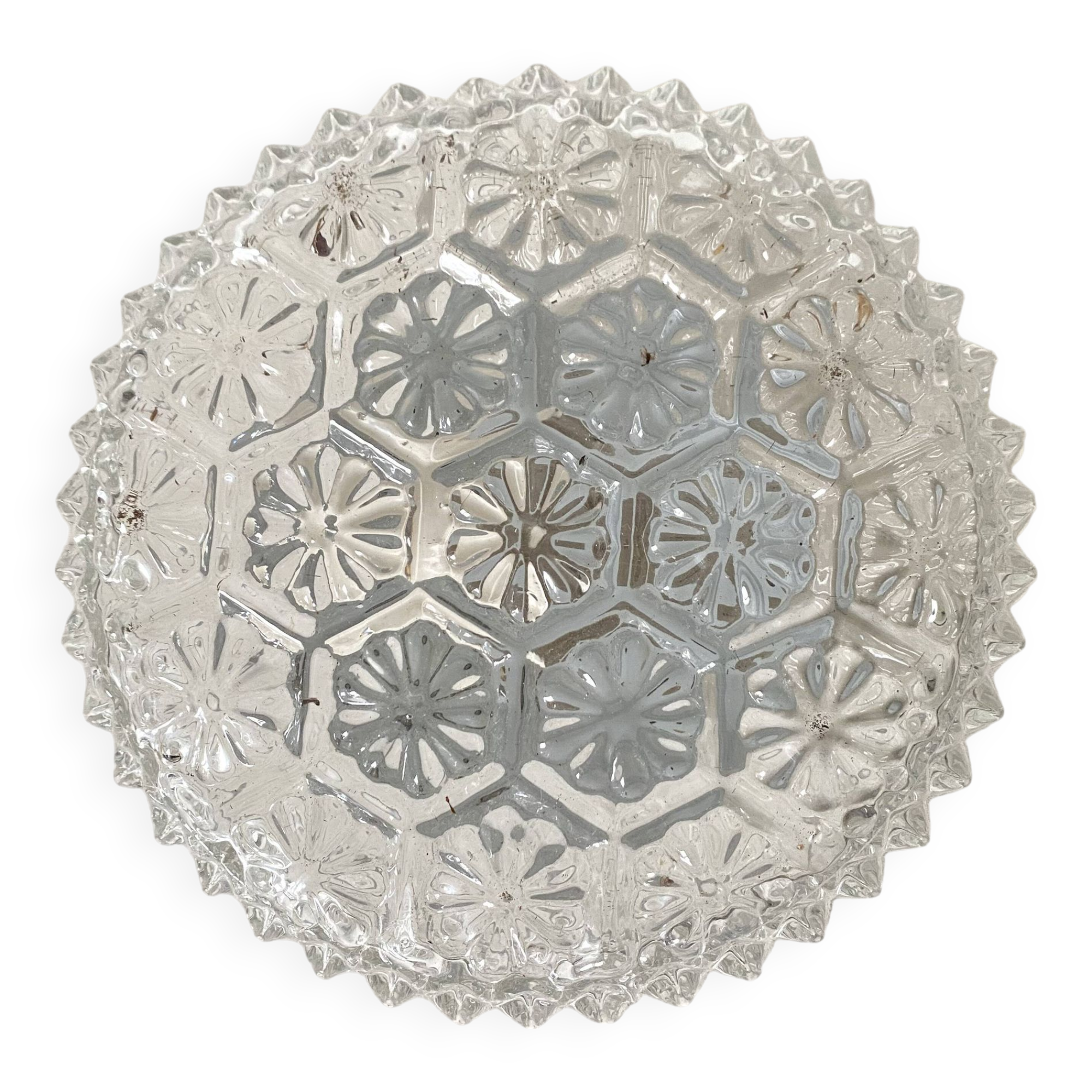 Vintage glass ceiling light