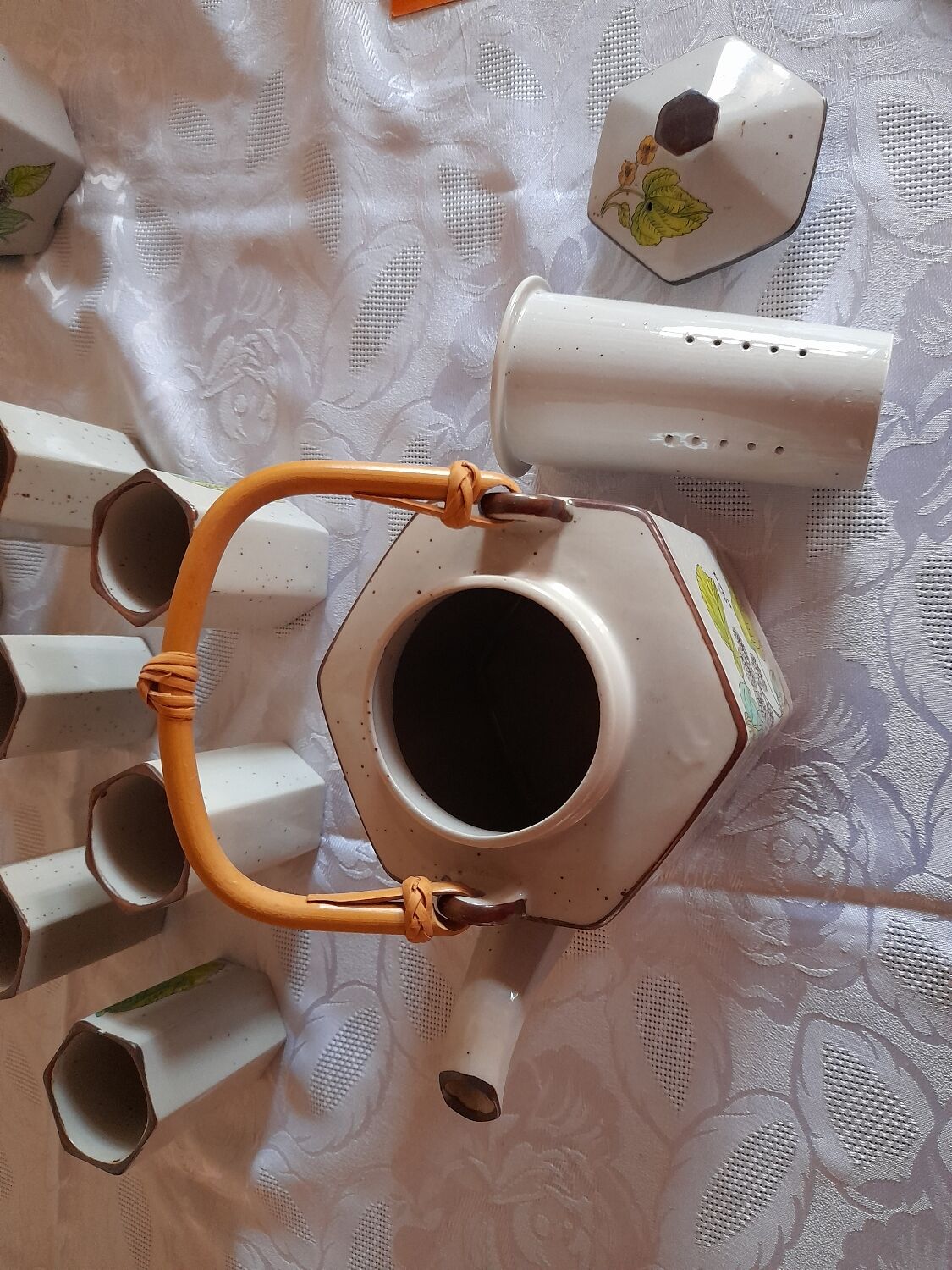 Tea service 1970s 9 pieces