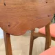 Pair of vintage orange Scandinavian chairs