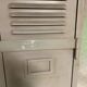 Industrial metal locker room