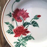 Set of 5 flat plates "Luxeuil" Hbcm