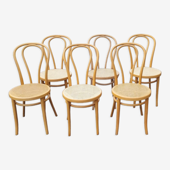 Chaises ZPM années 50/60, design Michael Thonet debut XXème