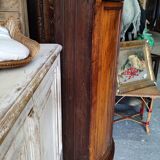 Corner cabinet in solid ash, circa 1840