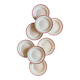 Set of 8 vintage dessert plates - Gilles de Gien
