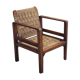 Fauteuil bois et corde