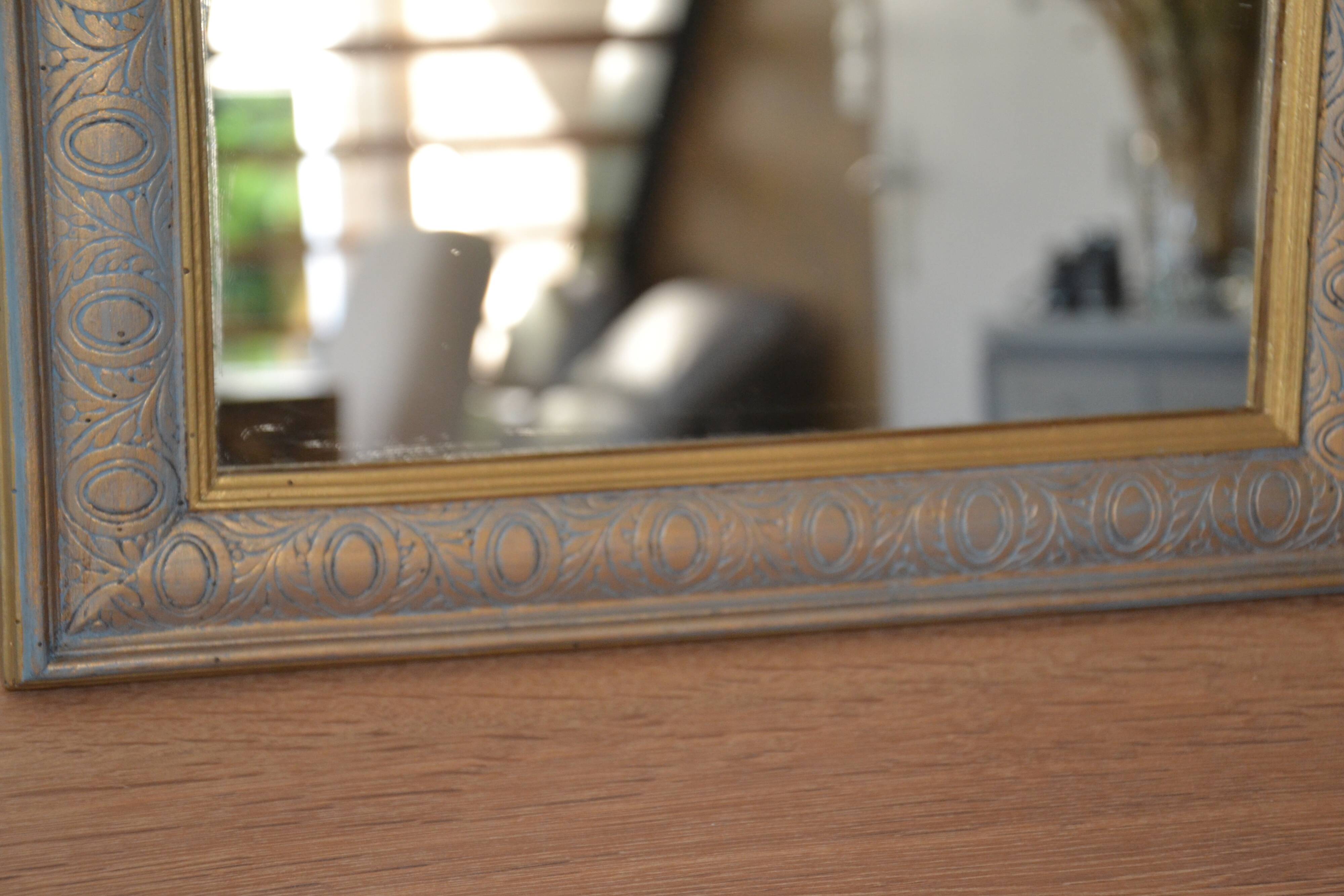 Old wooden mirror