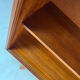 Vintage teak display cabinet sideboard shelf 60s midcentury