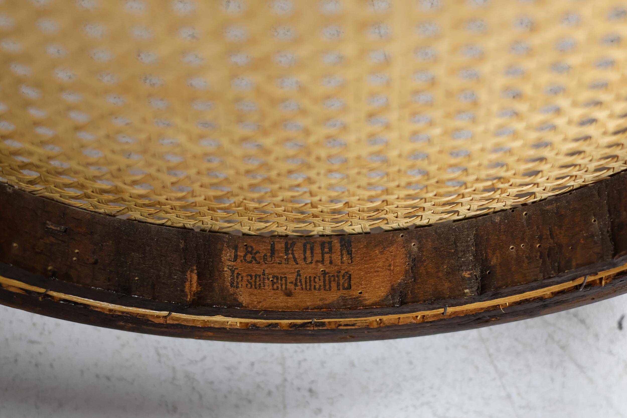 J&J Kohn coffee chairs, around 1950
