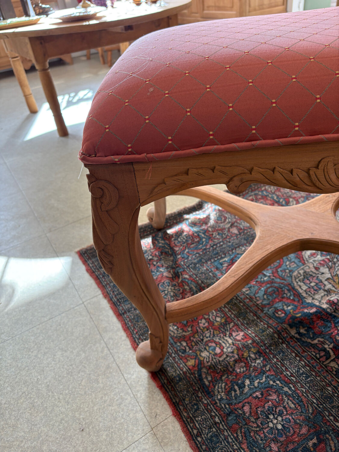 Banquette Louis XV aerogommée