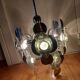 Lustre vintage 70, Oscar Torlasco , 9 feux