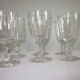 6 old bistro glasses from 1900-1920