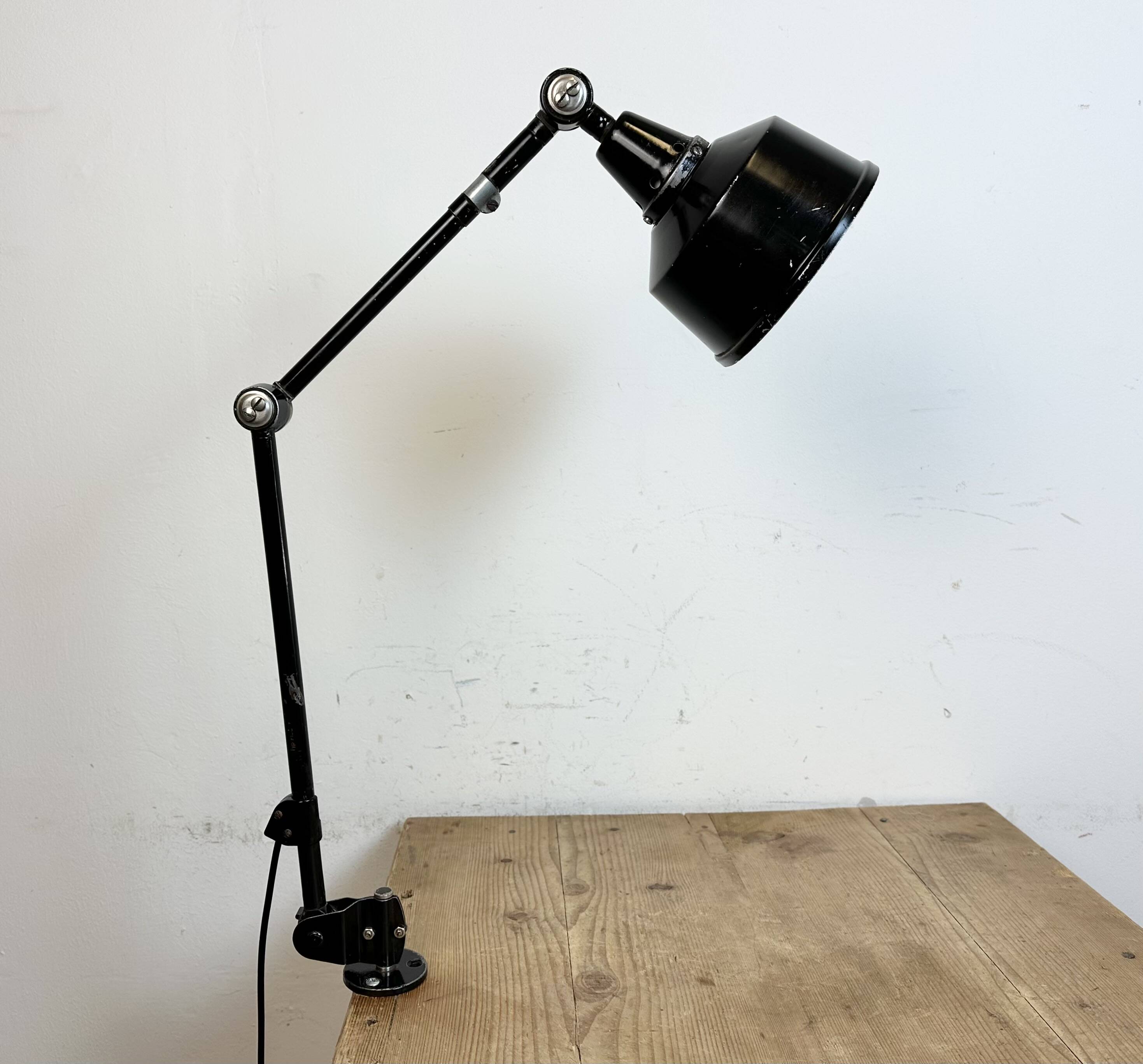 Industrial ddrp desk or wall lamp by curt fischer for midgard, 1930s