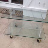 David Lange plexiglass coffee table from the 70s