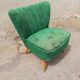 Fauteuil cocktail vert