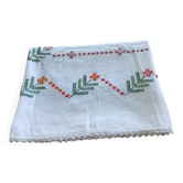 Old embroidered tablecloth
