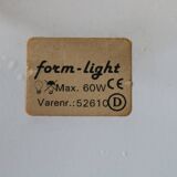 Unique blue colored Nordic Pendant Lamp by Form Light model 52610, Denmark