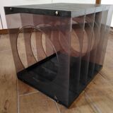 Space Age Plexiglas Record Rack
