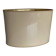 Oval lampshade hot water bottle lamp lacquered cardboard lined with gold 1970