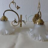 2 wall lights