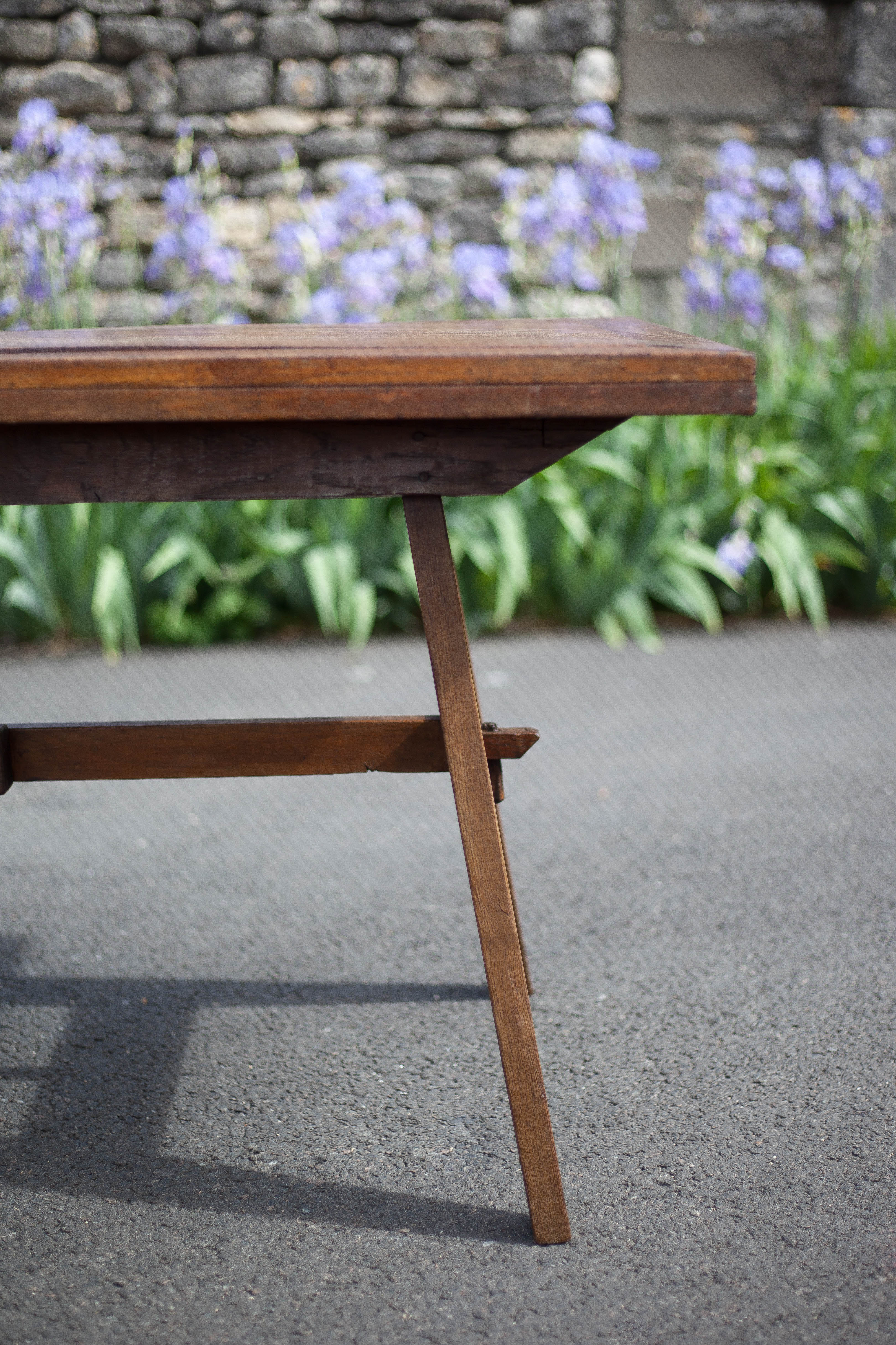 Rene gabriel table, 50s wood table, dining table, kitchen, veranda