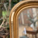Old gilded mirror Louis Philippe style, 80x57 cm