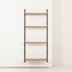 Poul Cadovius walnut wall unit with extra large shelf, Denmark 1960s