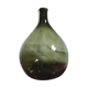 Dark green demijohn