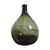Dark green demijohn