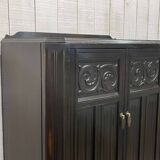 1930s English oak student wardrobe