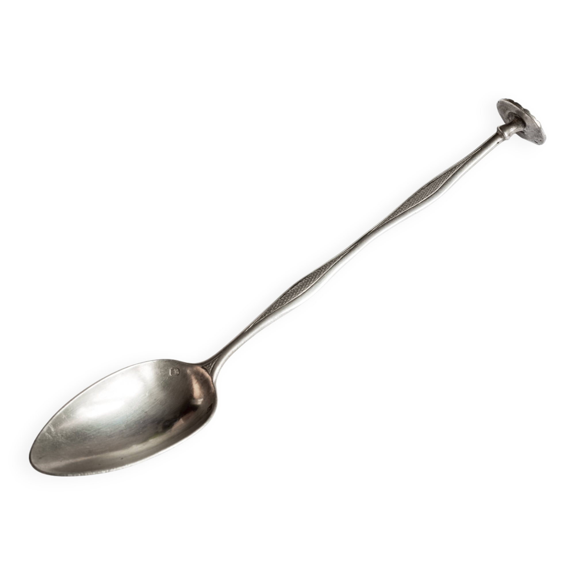 Solid silver medicine spoon