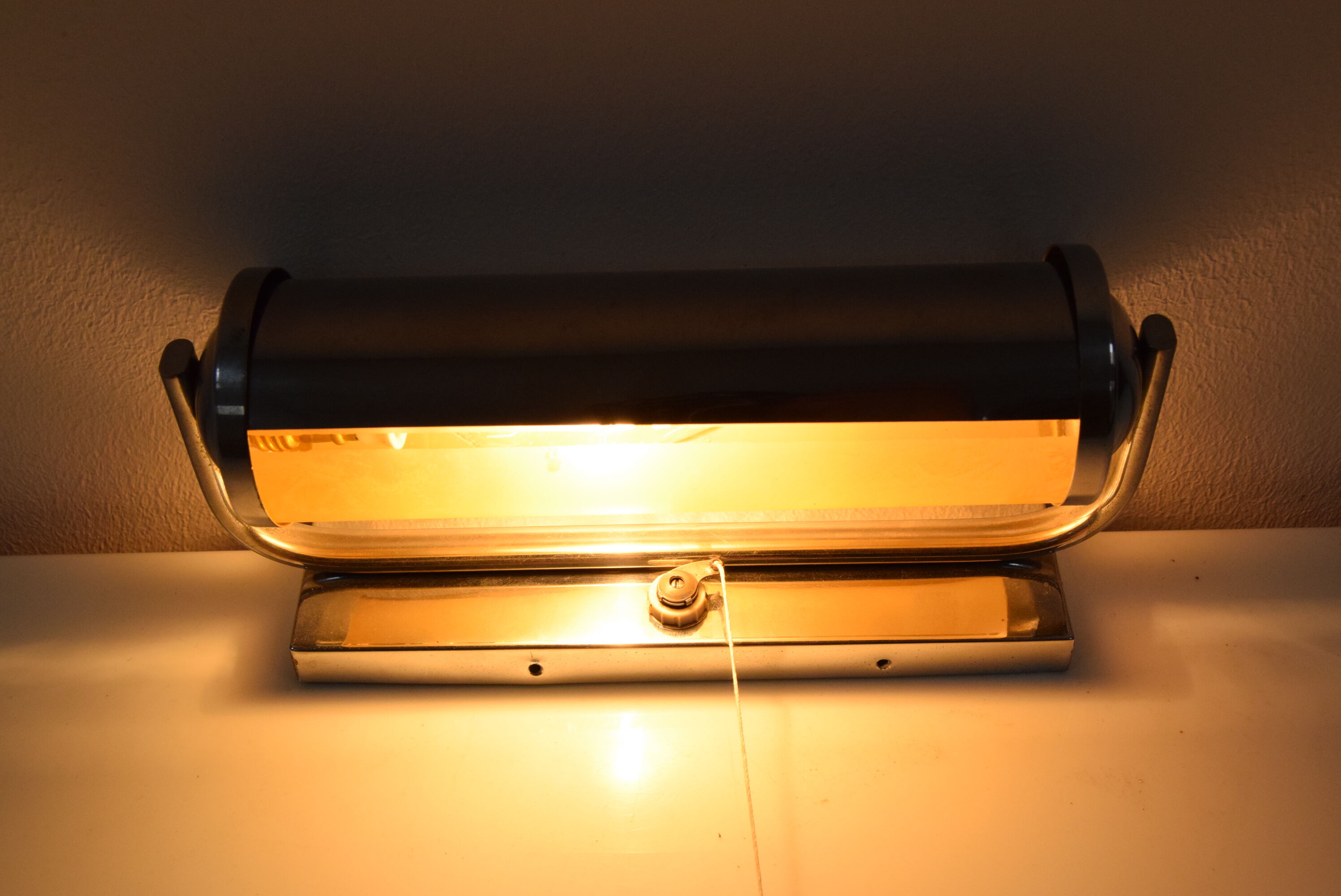 Art deco tubular wall lamp,1930