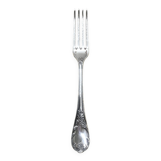 Silver-plated dessert fork from Christofle, Marly
