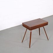 Vintage rosewood cutlery console