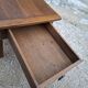 Table basse de ferme rustique ancienne un tiroir -1m42