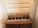 Vintage Lot of 6 Striped Smoky Black Glasses LUMINARC