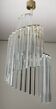 Pia Guidetti Crippa Mid-Century Modern Italian Murano Chandelier for Lumi