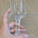 6 Vintage Glasses with Original Pure Design