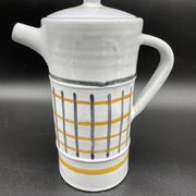 Vintage 1960s coffee service in ceramic, modernist design.